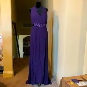 Ladies Purple Formal Dress Size 14